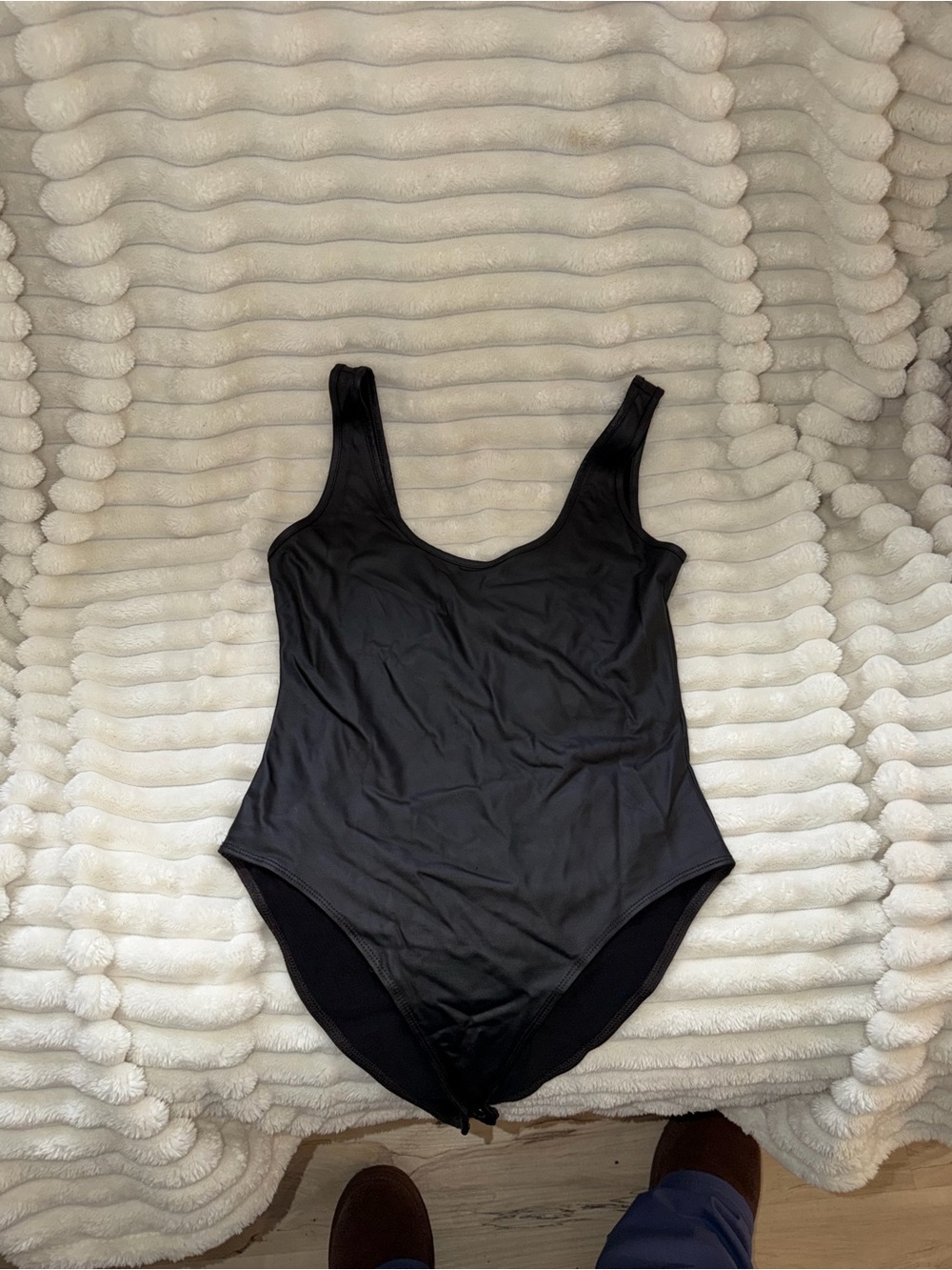 Faux Leather Bodysuit